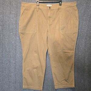 Madewell Vintage Straight Workwear Pants Weathered Walnut Herringbone Plus 26W